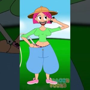 Watering pants instead of plants balloontoons animation loop