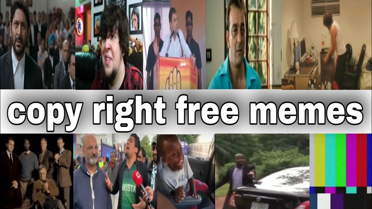 Copyright free memes for video editing || No copy right funny videos || free to use post thumbnail image