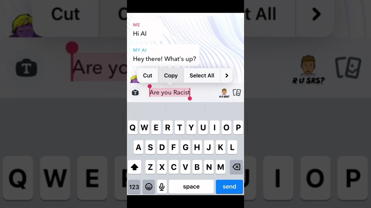 Snapchat AI needs to calm down #funny #ai #snapchat post thumbnail image