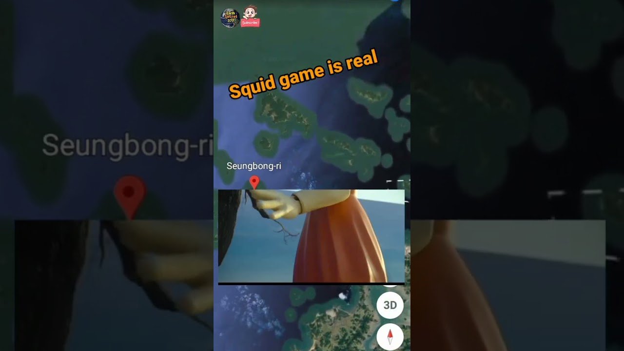 Quote in Korean. Time waits for no one. #shorts Squid game island is real I found on google maps.jpg